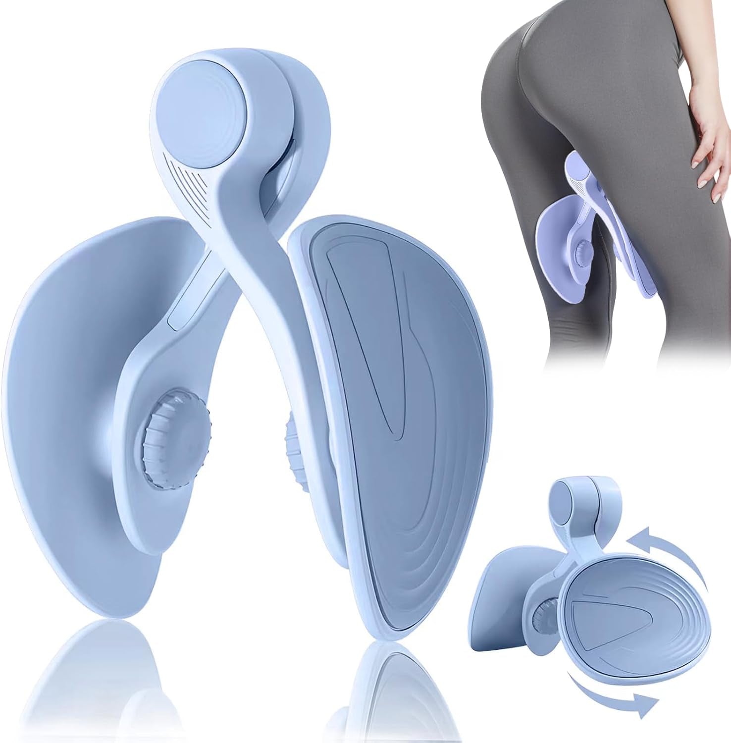 Thigh Master & Kegel Trainer - Pelvic Floor Exercise, Postpartum Rehab, Inner Thigh Toner & Workout Tool